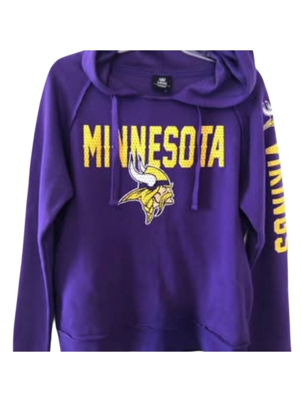 NFL Minnesota Vikings Hoodie Women’s Size Medium Football Fan Gear